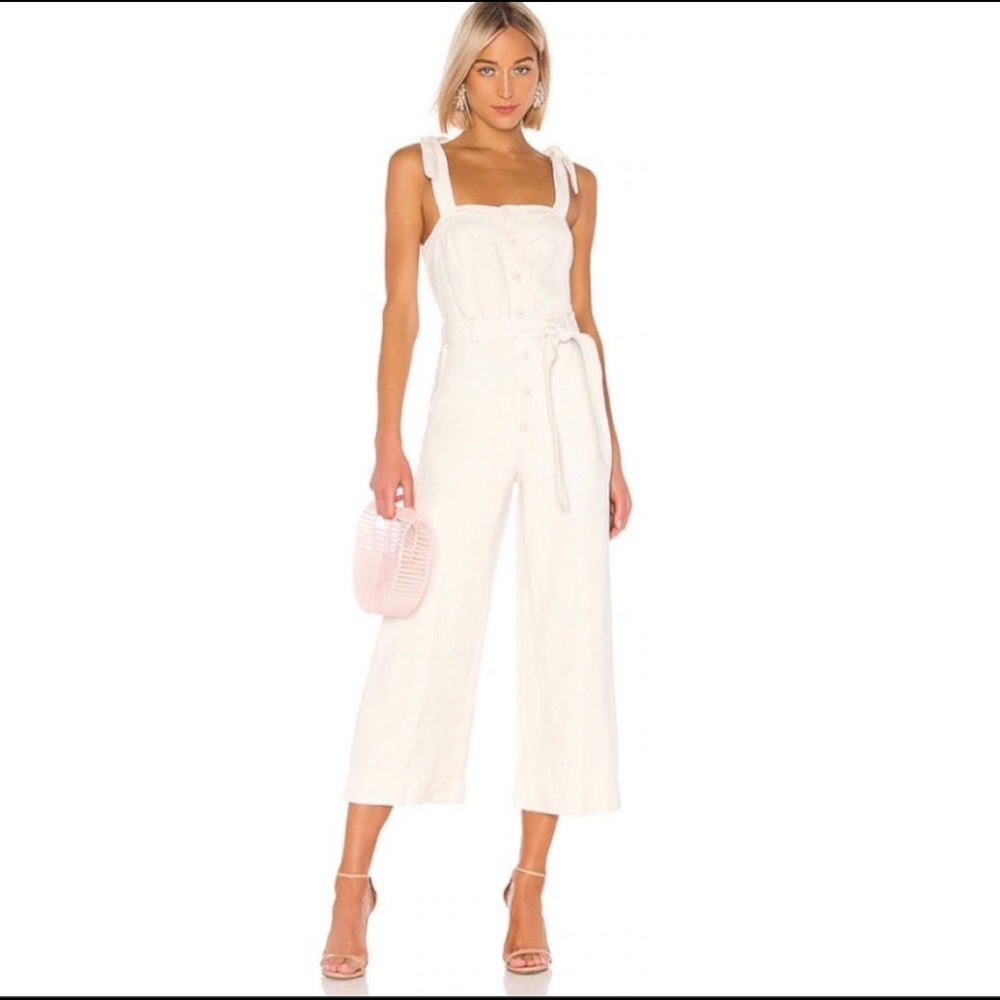 Apiece Apart Deia Jumpsuit in Cream, size 4